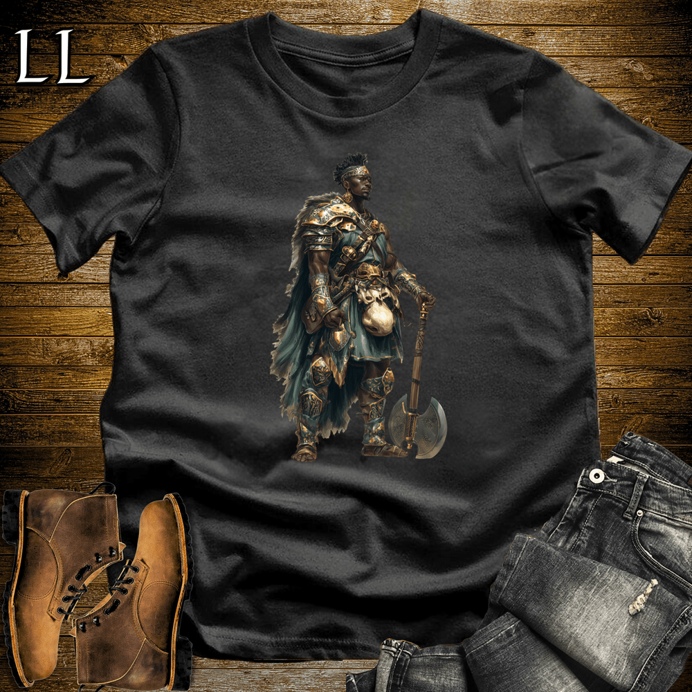 African Axe Warrior King - Black - LegacyLayers