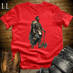 African Axe Warrior King Red | African Warrior Tee