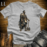 African Axe Warrior King Sport Grey | African Warrior Tee