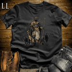 African Black Panther King Softstyle Tee Black | African Warrior Tee