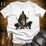 African Black Panther King Softstyle Tee White | African Warrior Tee