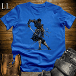 African Blue Mask Assassin Softstyle Tee Royal | African Warrior Tee