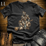 African Bronze Mace Warrior Black | Mace Warrior Shirt