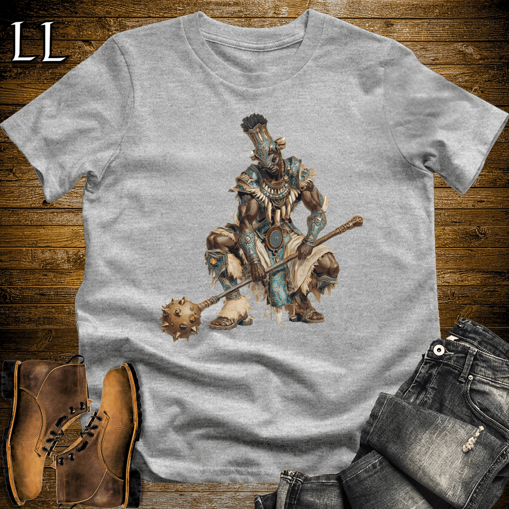 African Bronze Mace Warrior Sport Grey | Mace Warrior Shirt
