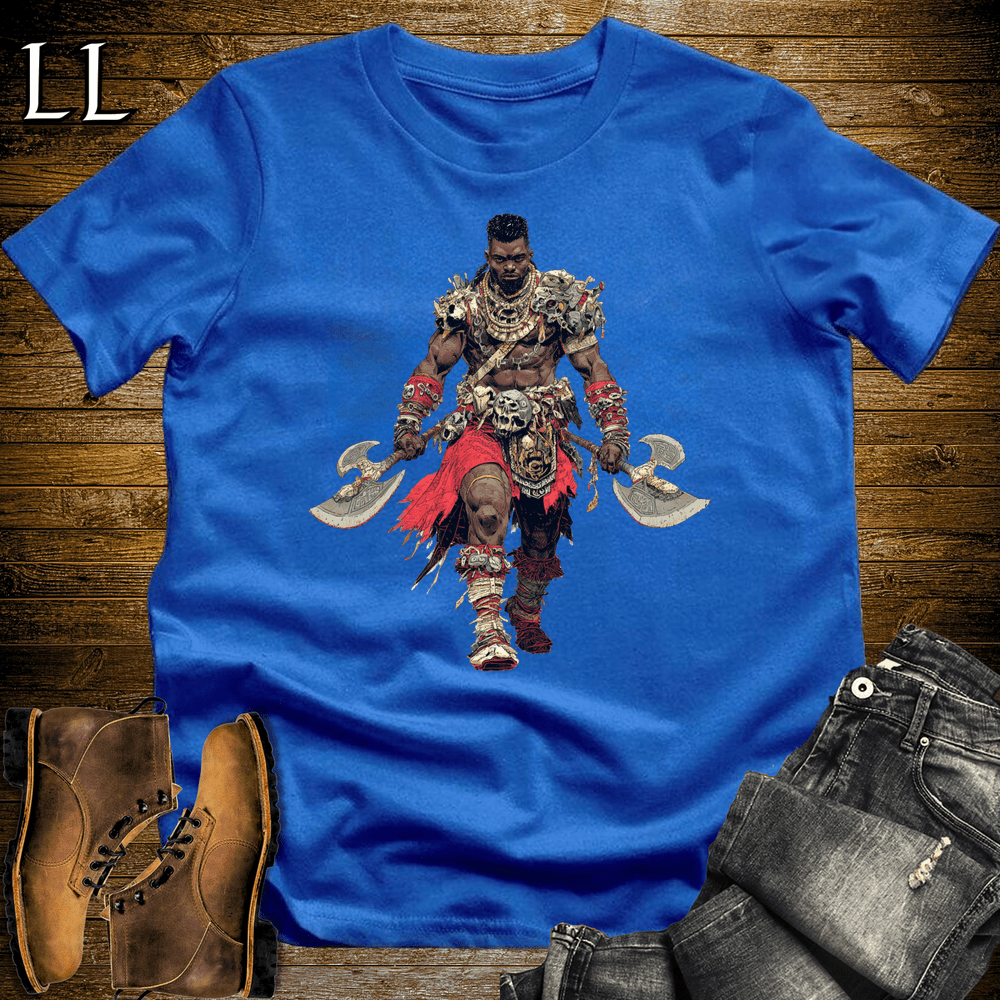 African Dual Axe King - Royal - LegacyLayers