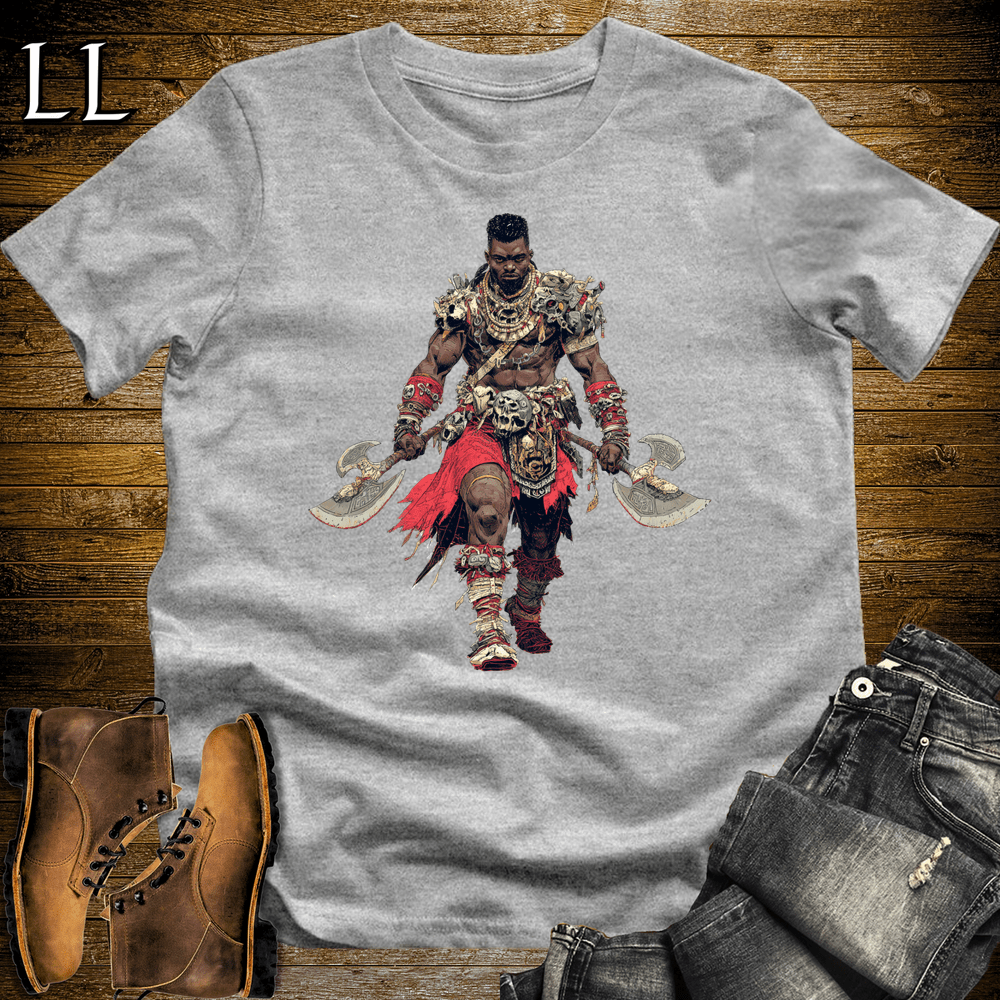 African Dual Axe King - Sport Grey - LegacyLayers