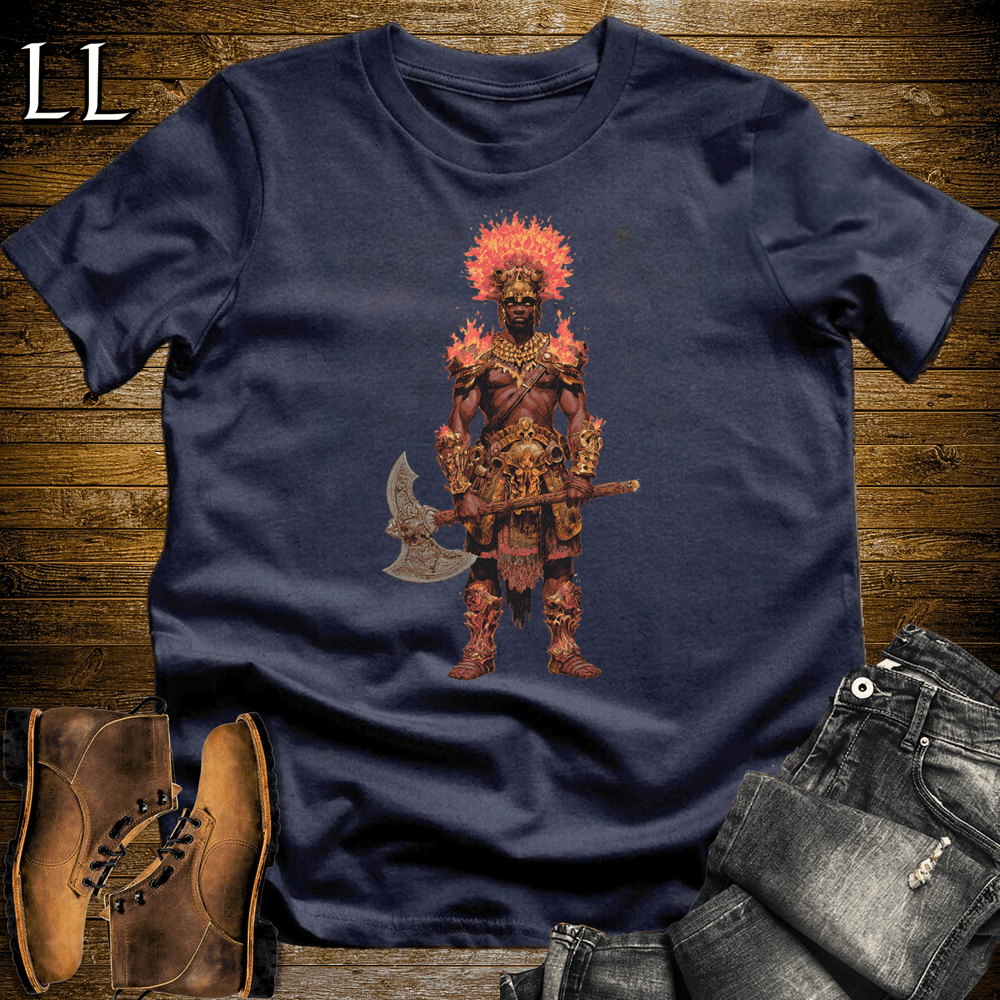 African Flame King - Navy - LegacyLayers