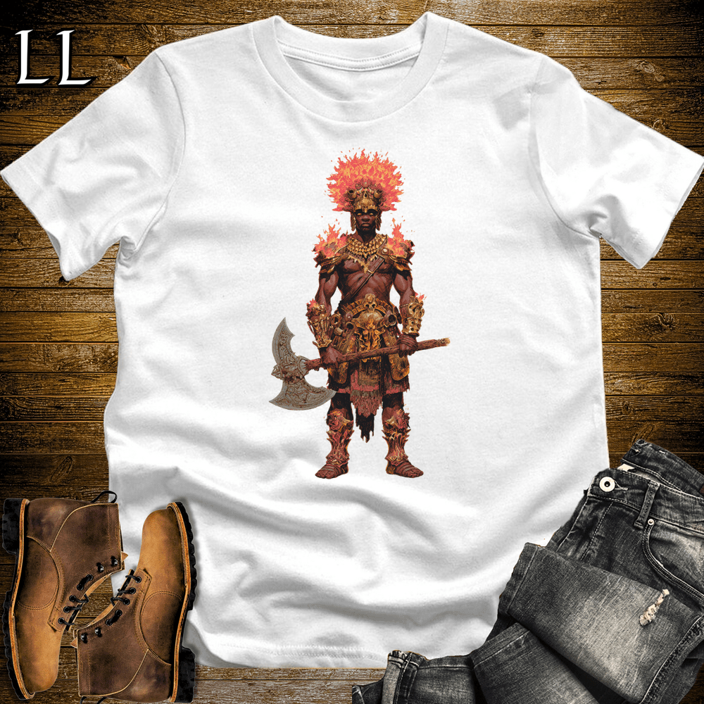 African Flame King - White - LegacyLayers