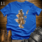 African Flame Spear Royal | Flame Spear Shirt