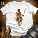 African Flame Spear White | Flame Spear Shirt