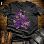African Gold Blossom Samurai King Black | African Warrior Tee