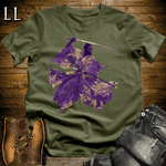 African Gold Blossom Samurai King Military Green | African Warrior Tee