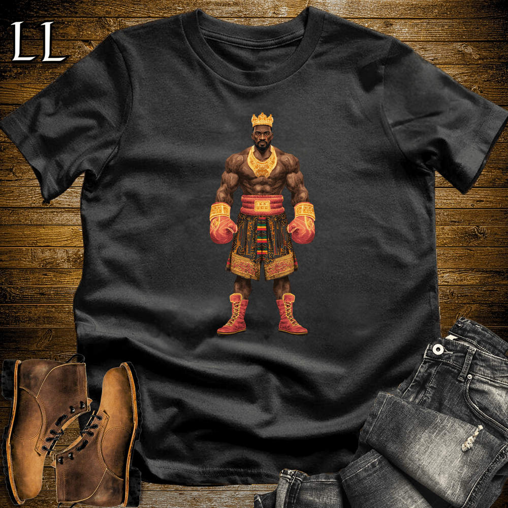 African Gold Boxing King - Black - LegacyLayers