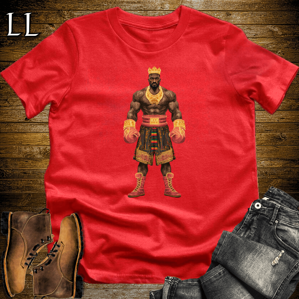 African Gold Boxing King - Red - LegacyLayers