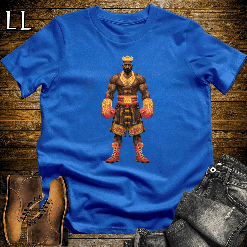 African Gold Boxing King - Royal - LegacyLayers
