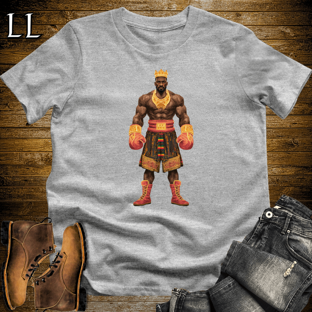 African Gold Boxing King - Sport Grey - LegacyLayers