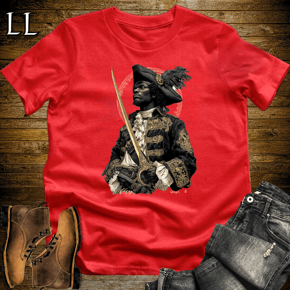 African Gold Pirate King Red | Pirate King Shirt