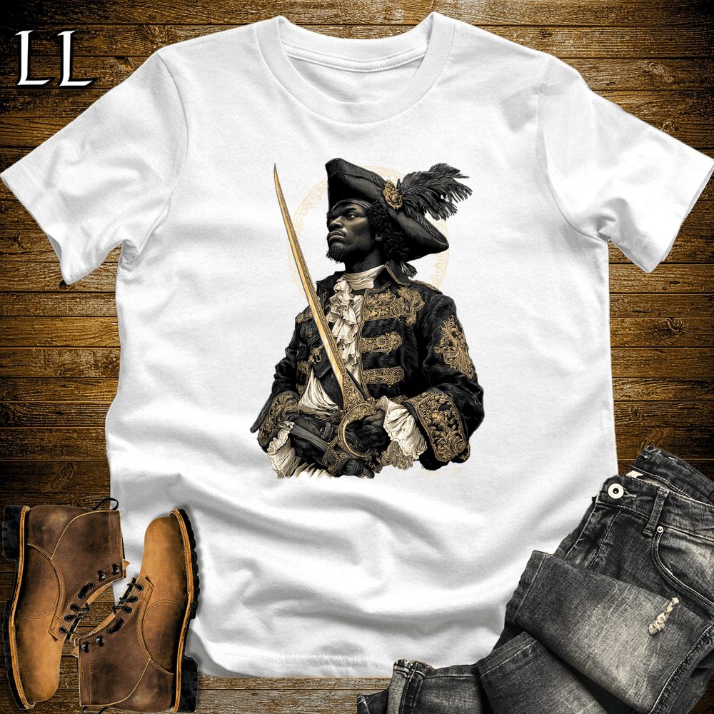 African Gold Pirate King White | Pirate King Shirt