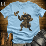 African Gold Viking King Light Blue | Gold Viking King Shirt
