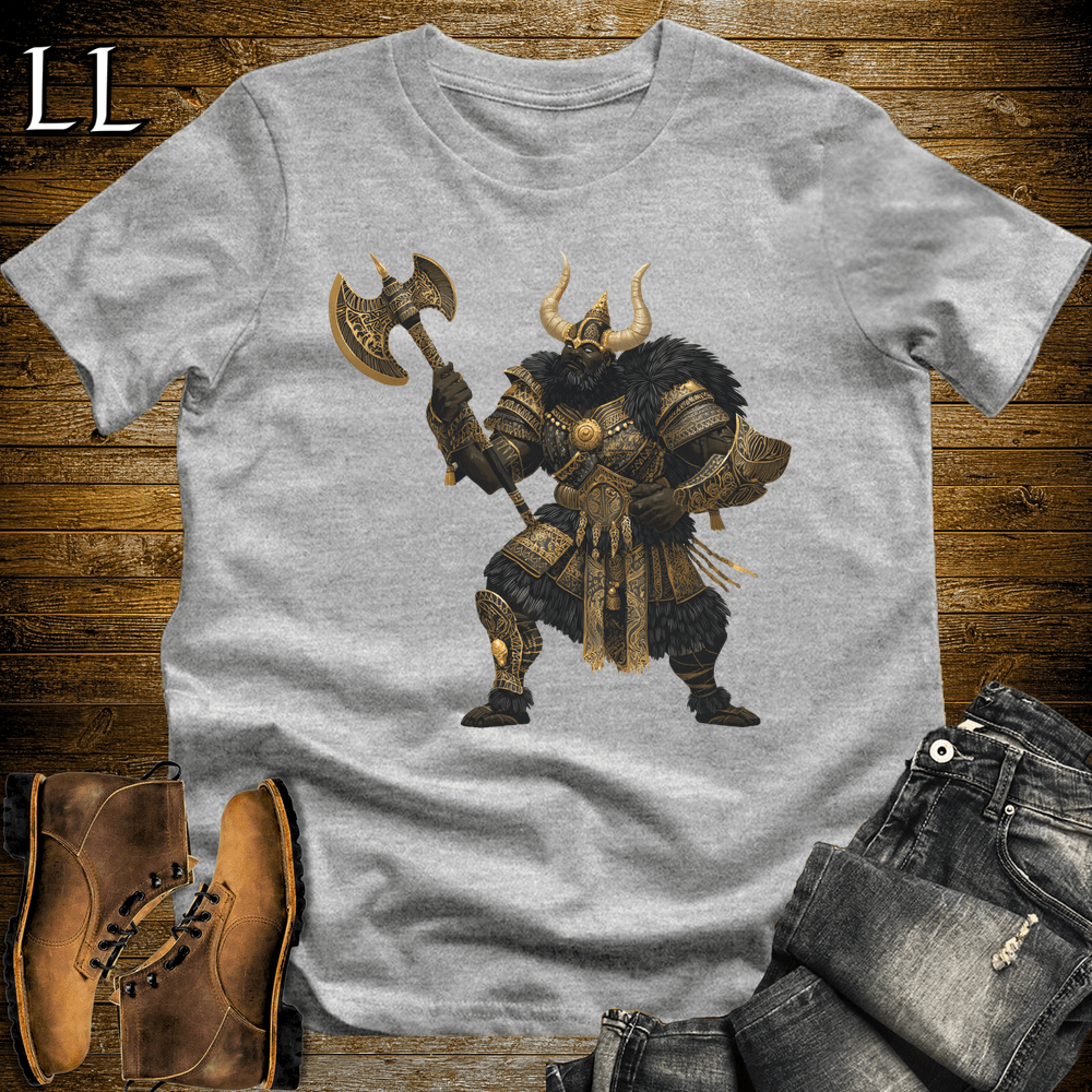 African Gold Viking King Sport Grey | Gold Viking King Shirt