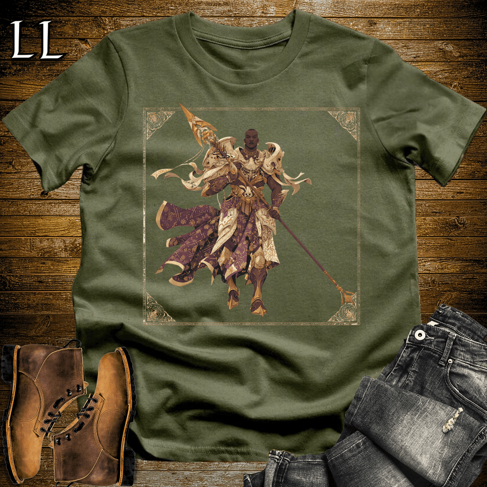 African King Spearmaster Military Green | Heritage Tee
