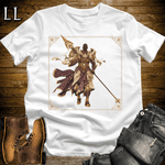 African King Spearmaster White | Heritage Tee