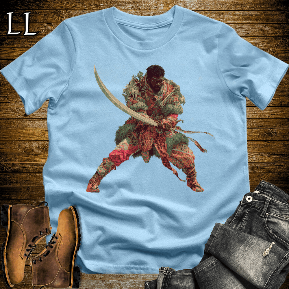 African Longsword Master Light Blue | Sword Master Shirt