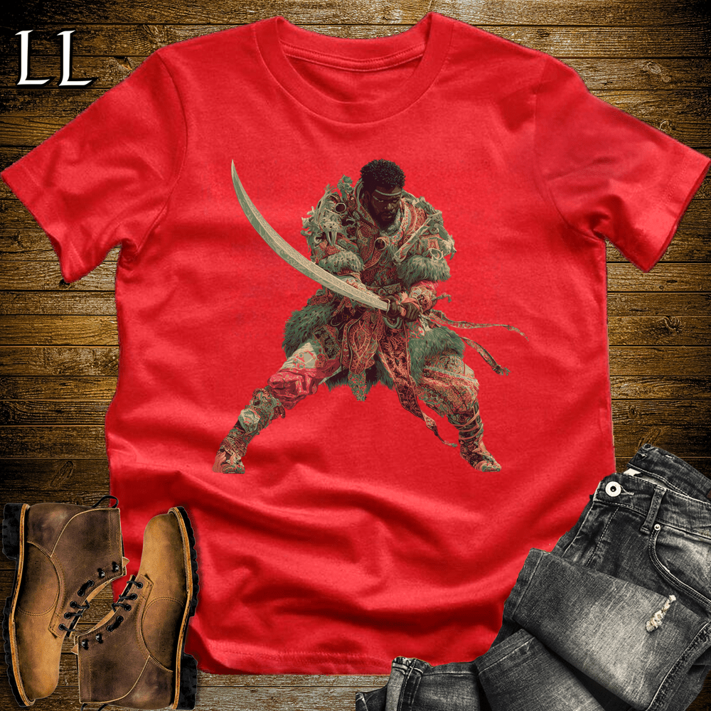 African Longsword Master Red | Sword Master Shirt