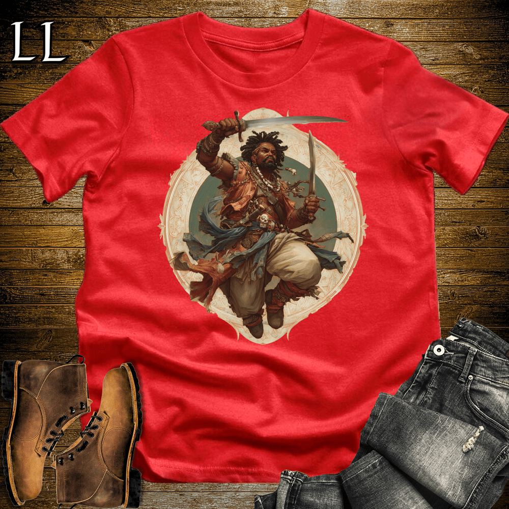 African Pirate Red | Pirate Tee