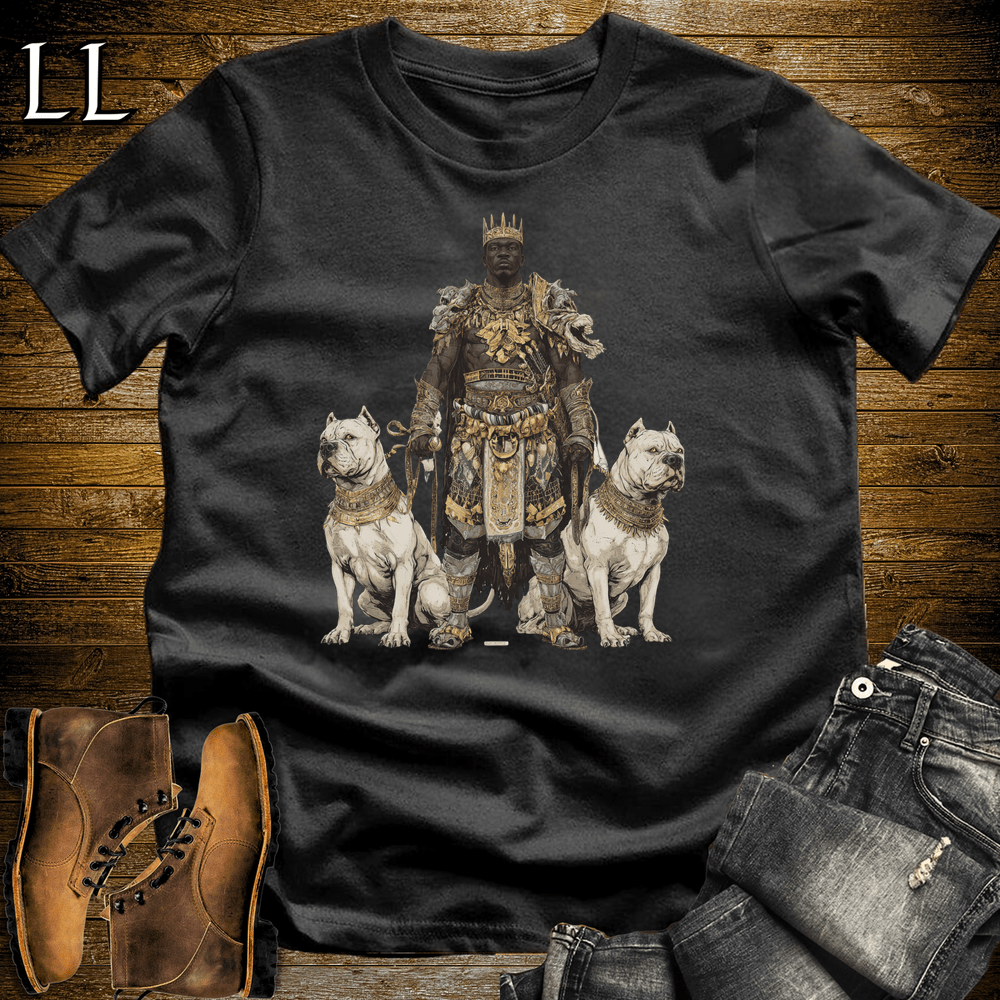 African Pit Bull King Softstyle Tee - Black - LegacyLayers