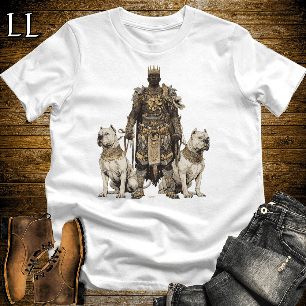 African Pit Bull King Softstyle Tee - White - LegacyLayers