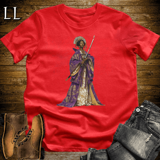 African Purple Blossom Samurai Queen - Red - LegacyLayers