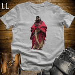 African Red Cloak Assassin Softstyle Tee Sport Grey | African Warrior Tee