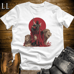 African Red Moon Lion King Softstyle Tee - White - LegacyLayers