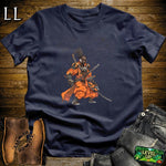 African Samurai Navy | African Warrior Tee
