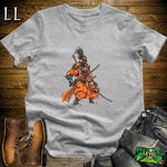 African Samurai Sport Grey | African Warrior Tee