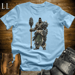 African Steel Mace Warrior Light Blue | Mace Warrior Shirt