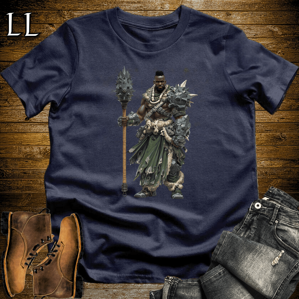 African Steel Mace Warrior Navy | Mace Warrior Shirt