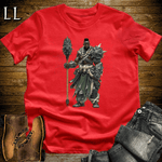 African Steel Mace Warrior Red | Mace Warrior Shirt