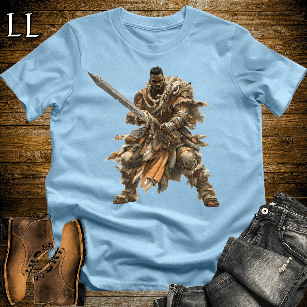 African Swordmaster - Light Blue - LegacyLayers