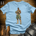 African Tribal Boxing King Light Blue | Boxing King Shirt