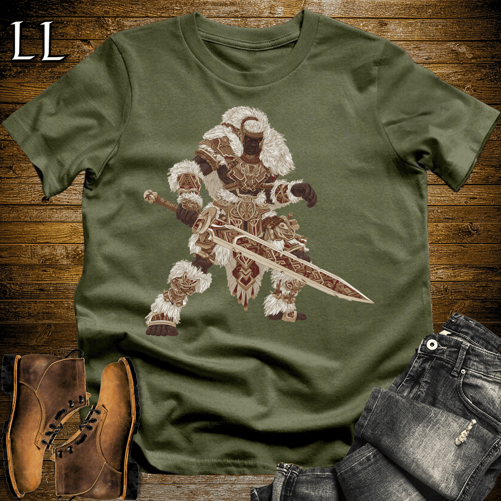 African Tribal Sword King - Military Green - LegacyLayers