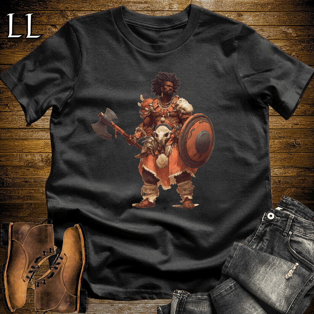 African Tribal Viking King - Black - LegacyLayers