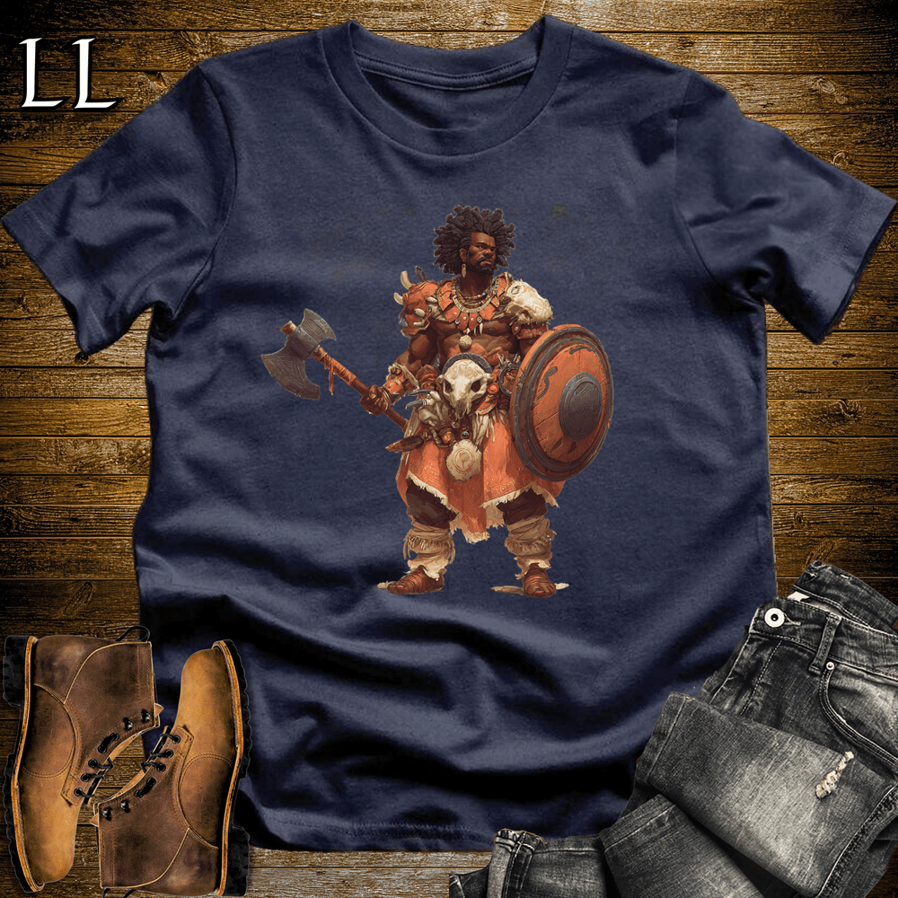 African Tribal Viking King - Navy - LegacyLayers