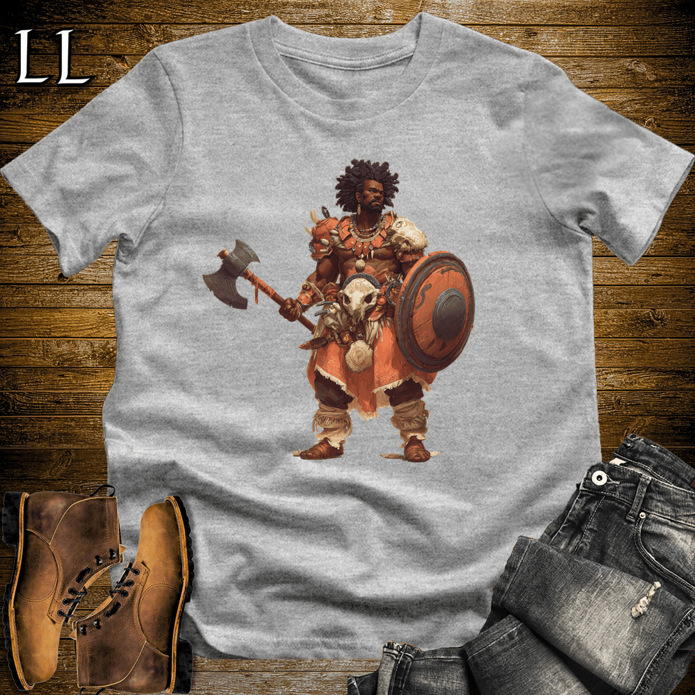 African Tribal Viking King - Sport Grey - LegacyLayers