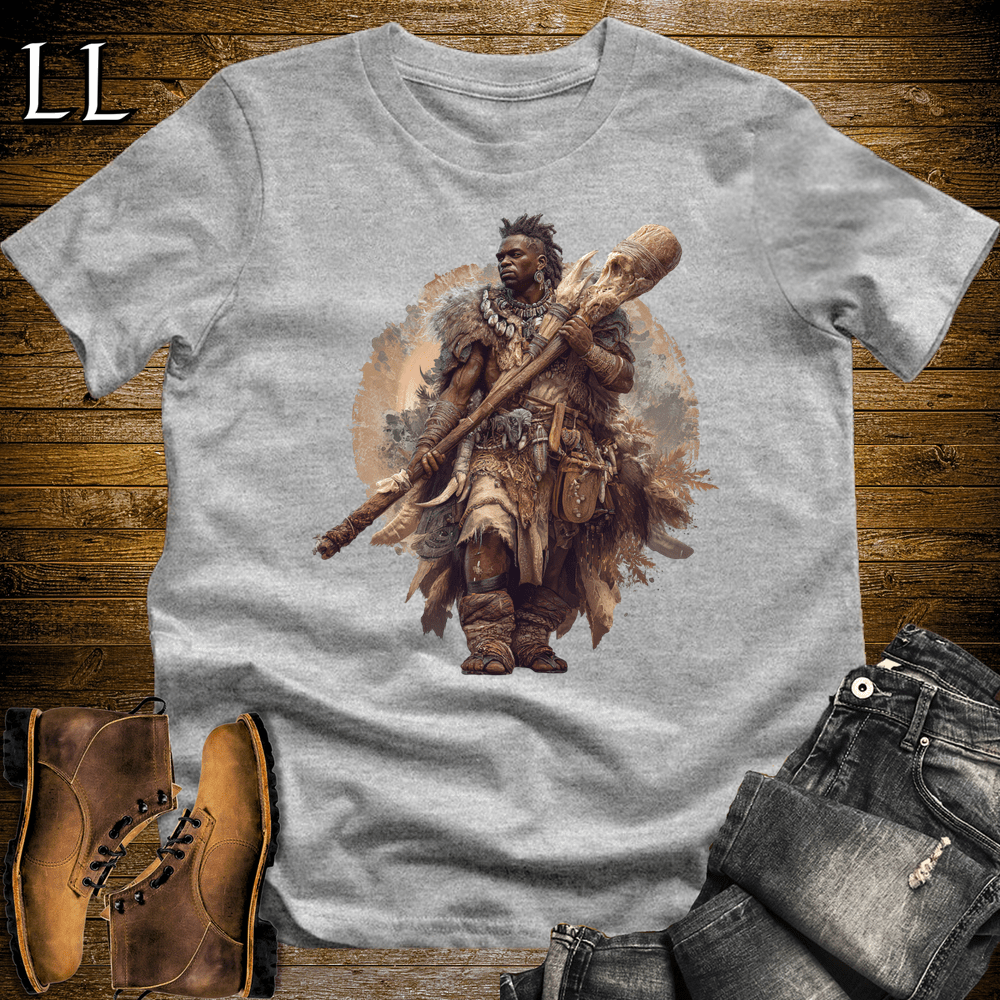 African Warrior Bone Club Sport Grey | Bone Club Warrior Shirt