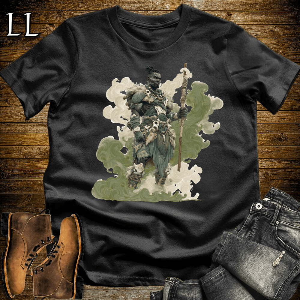 African Warrior Green Black | Green Warrior Shirt