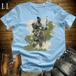 African Warrior Green Light Blue | Green Warrior Shirt