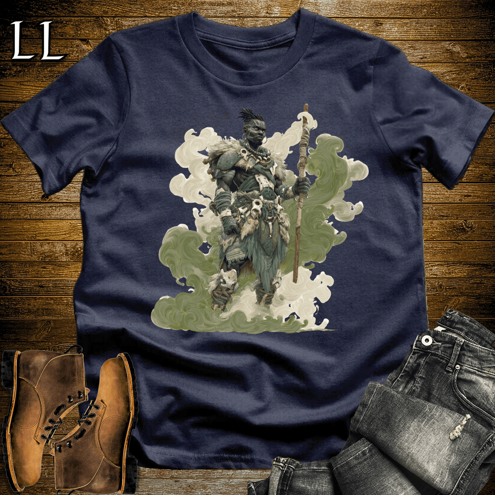 African Warrior Green Navy | Green Warrior Shirt