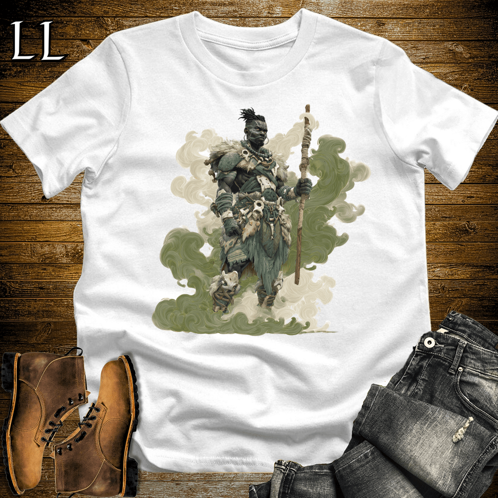 African Warrior Green - White - LegacyLayers